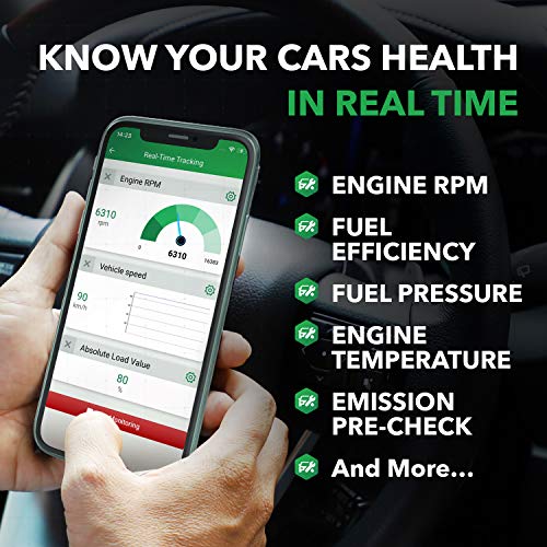 Automend Pro OBD2 Scanner - Automotive OBD2 Scanner Diagnostic Tool for iOS and Android | Bluetooth Car Code Reader for Most Vehicles | Easy to Understand Auto OBD Scanner and Check Engine Code Reader - Image 3