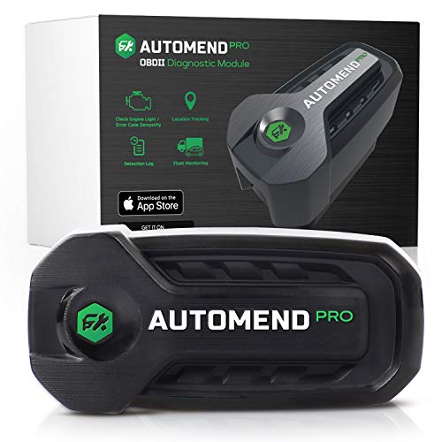 Automend Pro OBD2 Scanner - Automotive OBD2 Scanner Diagnostic Tool for iOS and Android | Bluetooth Car Code Reader for Most Vehicles | Easy to Understand Auto OBD Scanner and Check Engine Code Reader - Image 1