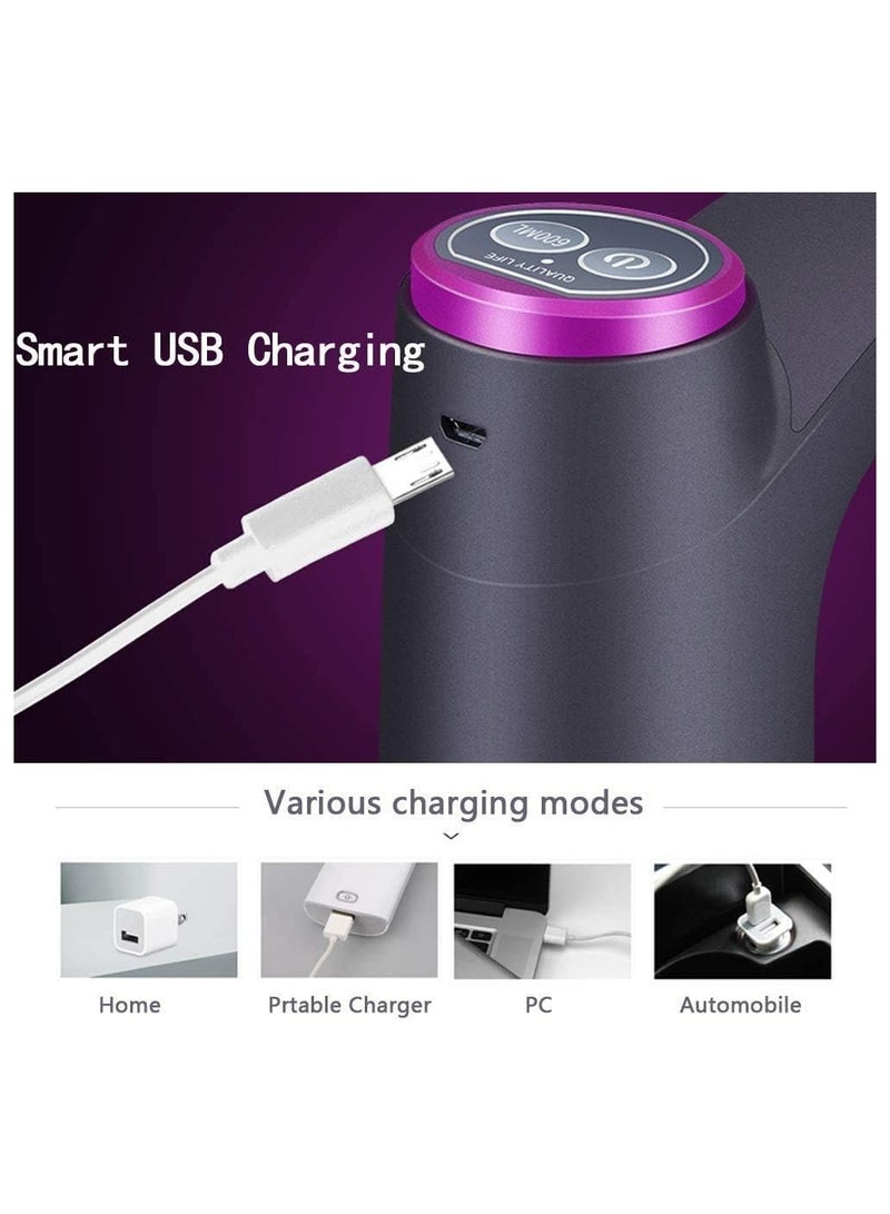 ترينفي مضخة مياه كهربائية - موزع زجاجات مياه سعة 5 جالون، موزع مياه يعمل ببطارية قابلة للشحن للمنزل والمكتب - Image 4