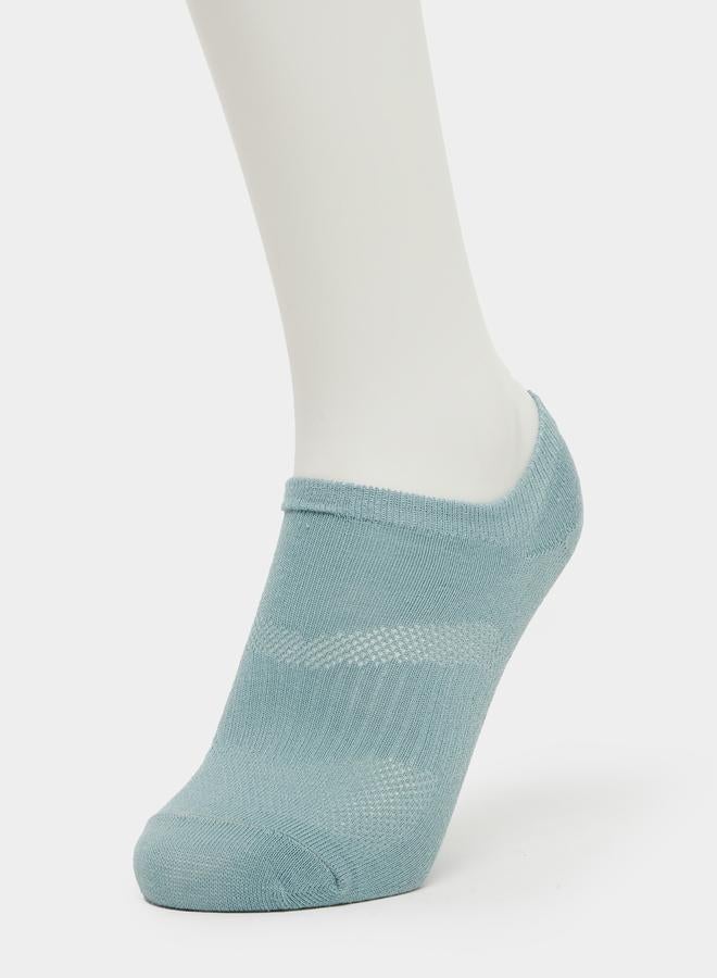 ستايلي ستيلاي طقم 5 أزواج - جوارب كاحل مسامية سادة - Image 2