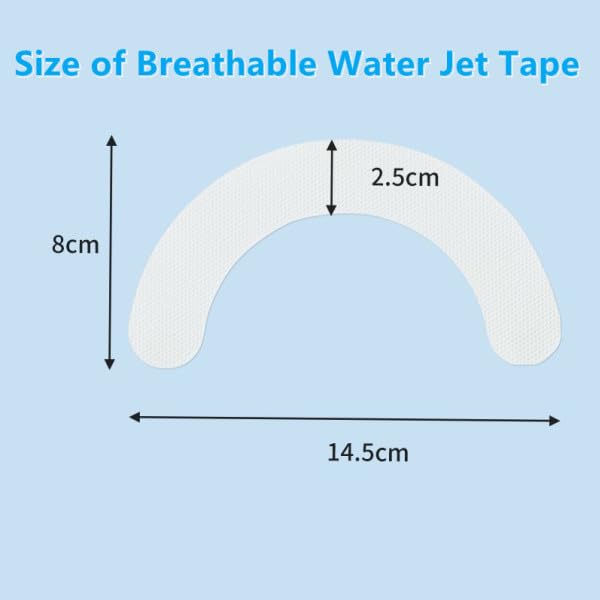 Cisila 20 Pcs Ostomy Supplies Skin Barrier Strips Waterproof Leak - Skin Adhesive Ostomy Barrier Tape for Colostomy Stoma Bags (20) - Image 3