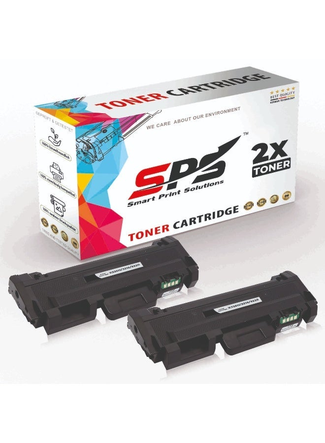 Smart Print Solutions SPS Compatible Toner Cartridges for Xerox - X3260 | 2x Black | Yield upto 3,000 Pages - Image 1