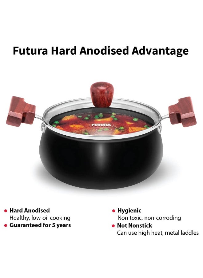 Hawkins Hawkins Futura HA Cook N Serve Handi W/Glass lid 2 Ltr  - Image 4