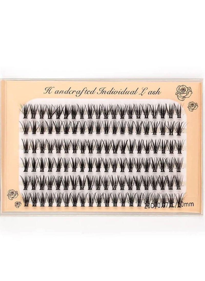 Y&D - 360 pcs / 3 Pack Individual Lashes Curl, 8-10-12mm Mixed Length Natural Clusters, Faux Mink Cluster Eyelashes False Eyelashes, eyelash extension individual eyelashes - Image 1