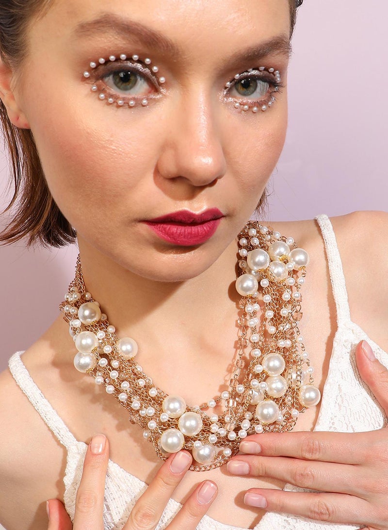 SOHI Party Artificial Necklace Jewellery - Image 4