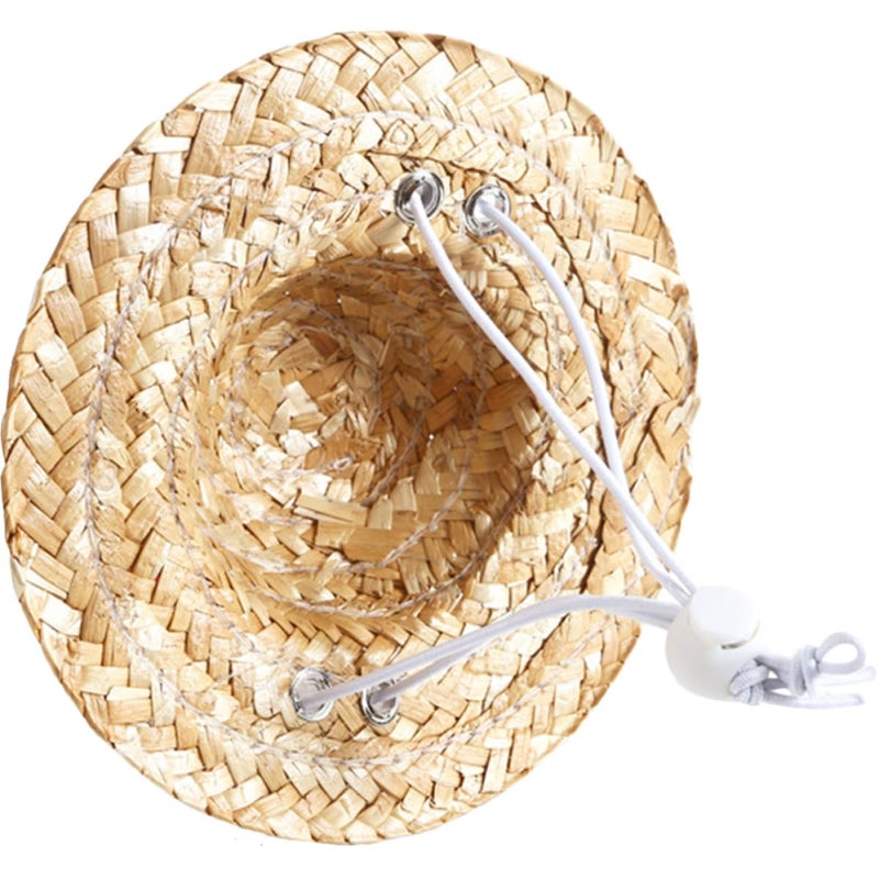 Small Pet Sunflower Straw Hat For Dogs And Cats Delicate Woven Headgear For Photos And Outdoor Use - Image 2
