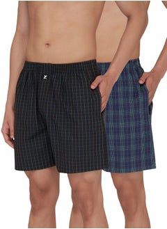 XYXX IntelliEaze Super Combed Cotton Boxer Shorts for mens pack of 2  - Image 1