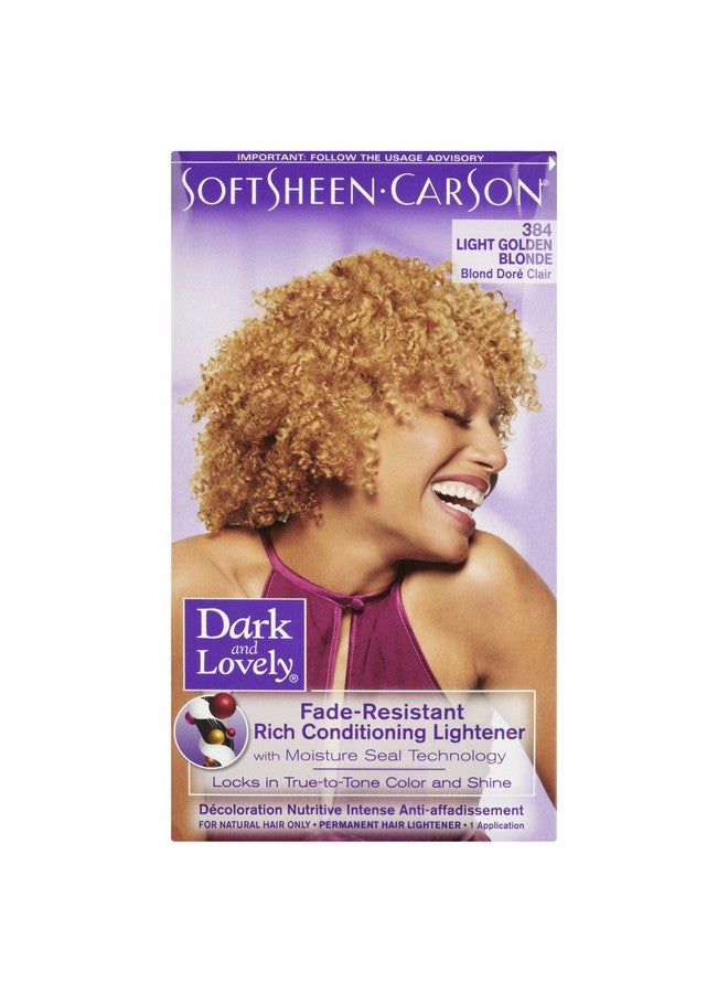 Dark & Lovely Softsheencarson Dark And Lovely Permanent Hair Color Number 384 Light Golden Blonde By Softsheencarson - Image 1