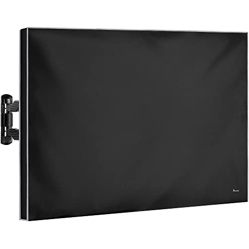 Garnetics Outdoor TV Cover 85 Inch – Waterproof, Weatherproof TV Enclosures with Smart Shield Screen Protectors, Ideal for Outdoor Use, Moving, and Storage - Black - Image 1