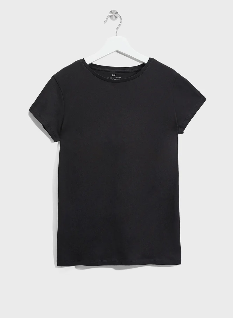 H&M 3-Pack Cotton T-Shirts