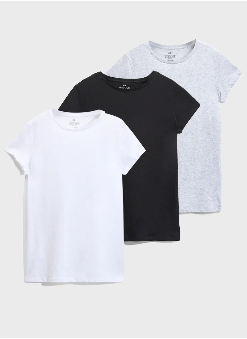 اتش اند ام 3-Pack Cotton T-Shirts