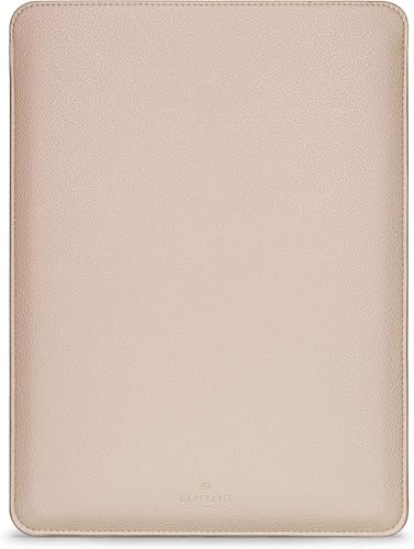 Comfyable Laptop Sleeve 15 Inch Precisely Compatible with MacBook Air 15 M5 M4 M3 M2 2026 Faux Leather Cover Case Sand - Image 1