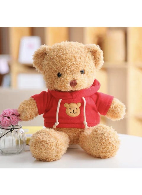 Claw Machine Dolls Toy/plushie For Kids Adults - Fun Arcade Game Play - Soft Stuffed Animal Toy Various Colors Available-Specifications:Red Sweatshirt Bear-Color:30cm