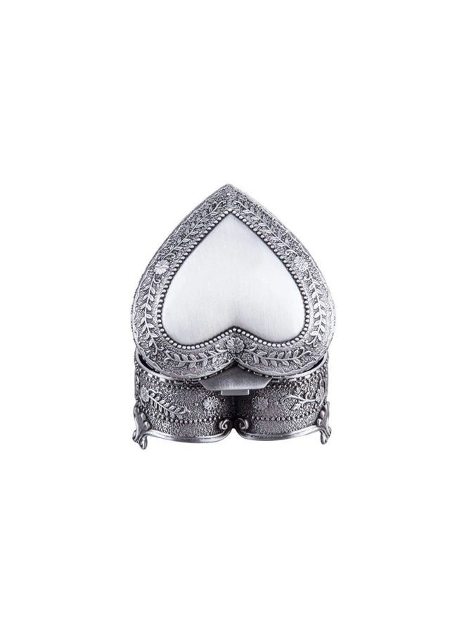 Feyarl Vintage Jewelry Box Heart Shape Trinket Box Ring Earrings Treasure Organizer Box Christmas Brithday Gift - Image 4