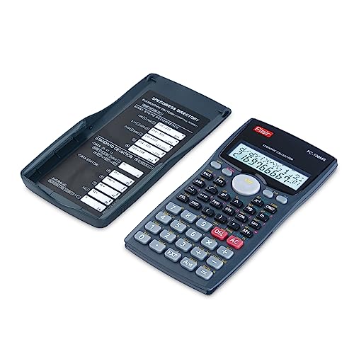 Flair FC-100MS Desktop Series Scientific Calculator | 300 Functions with 40 Scientific Calculations | Two Line Display | 10 + 2 Digits Calculator | for Student & Financial Work | Black, Pack of 1 - Image 2