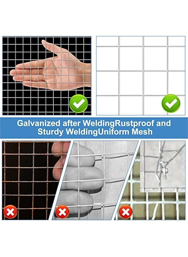 Arabest 48 inch×100 ft Black Vinyl Coated Hardware Cloth, 19 Gauge 1/2 inch Black PVC Hardware Cloth, Black Welded Wire Fence Supports Poultry Netting Cage Fence………… - Image 4