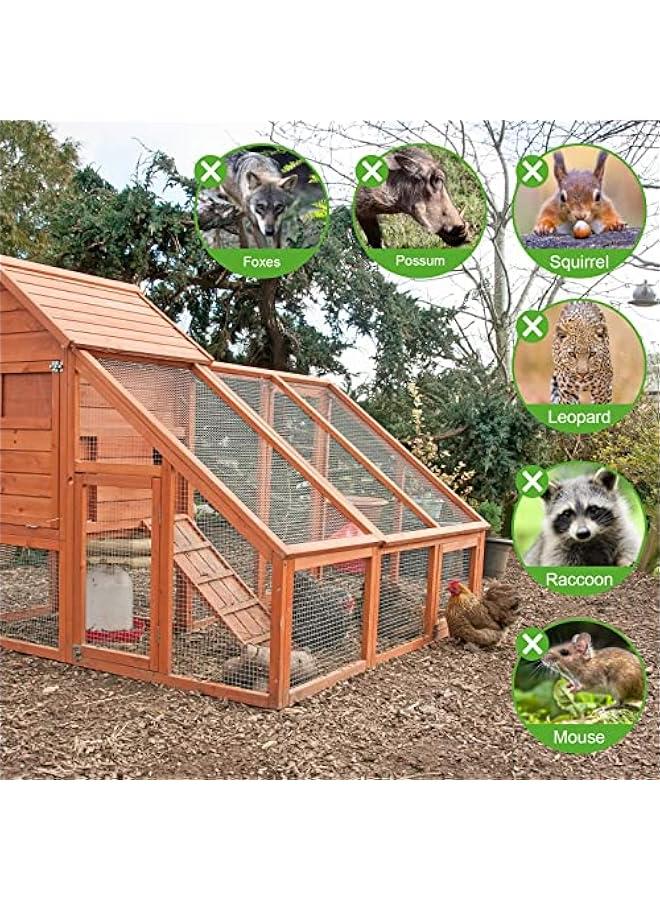 Arabest 48 inch×100 ft Black Vinyl Coated Hardware Cloth, 19 Gauge 1/2 inch Black PVC Hardware Cloth, Black Welded Wire Fence Supports Poultry Netting Cage Fence………… - Image 5