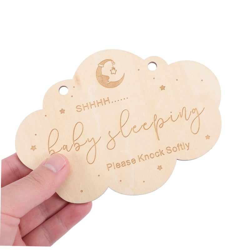 Wooden Do Not Disturb Sign Rustic Door Decor For Nursery And Family - Image 4