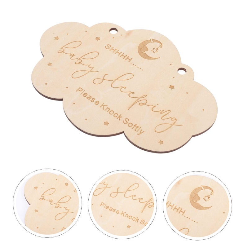 Wooden Do Not Disturb Sign Rustic Door Decor For Nursery And Family - Image 3
