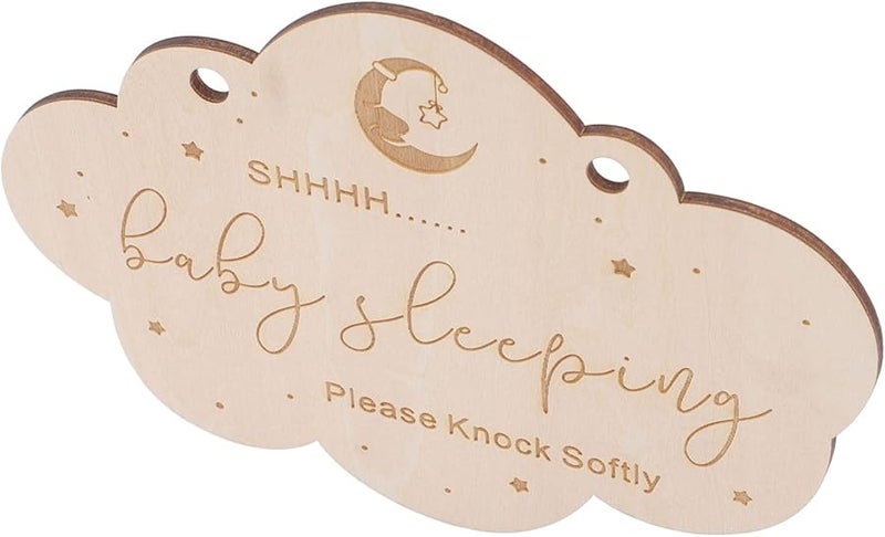 Wooden Do Not Disturb Sign Rustic Door Decor For Nursery And Family - Image 1