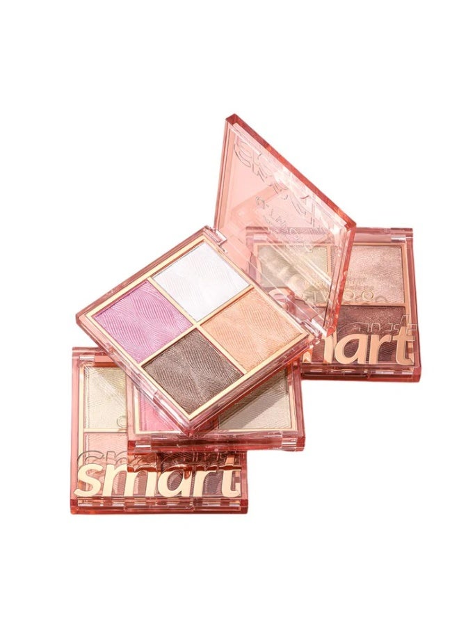 OTWOO O.TWO.O 3D Glitter Glow Highlight Palette – Multi-Dimensional Radiance (#2, HONEY LEMON) - Image 1