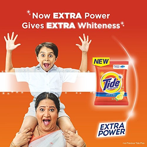 Tide Plus Extra Power Detergent Washing Powder - 2 kg (Lemon and Mint) - Image 3
