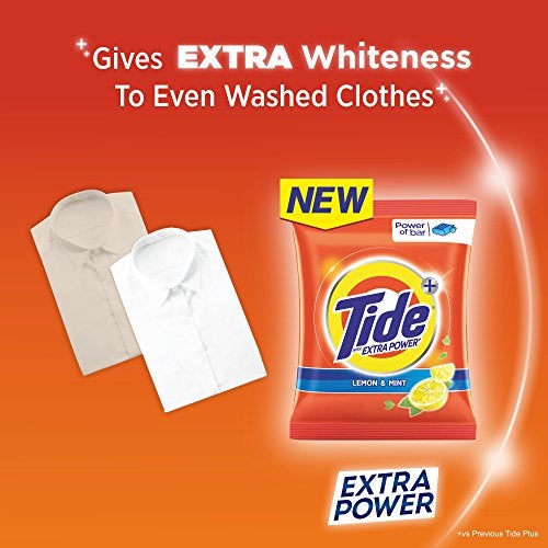 Tide Plus Extra Power Detergent Washing Powder - 2 kg (Lemon and Mint) - Image 5