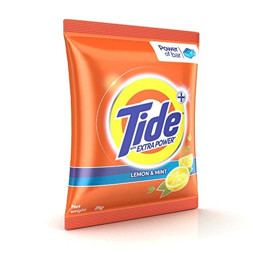 Tide Plus Extra Power Detergent Washing Powder - 2 kg (Lemon and Mint) - Image 2