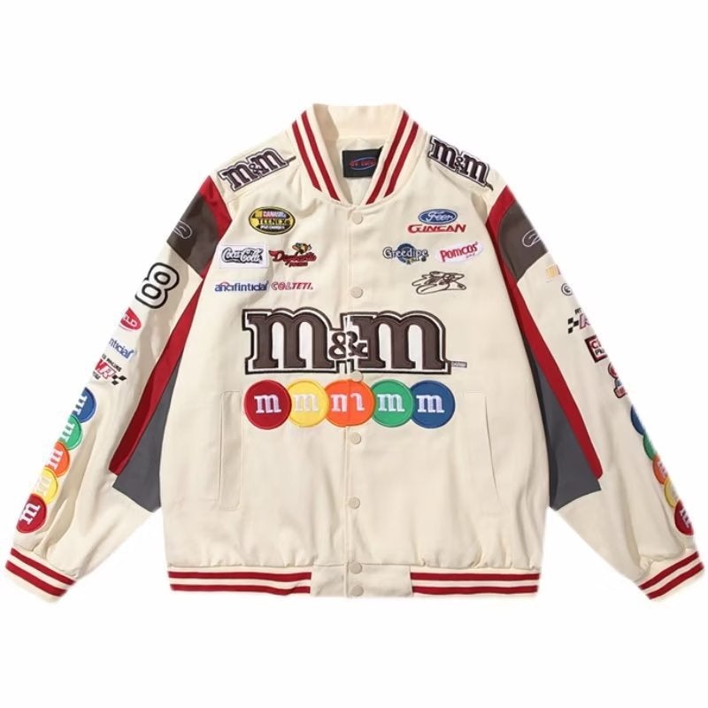Embroidered Baseball Suit Jacket American Vintage Ins Trendy Brand Hip Hop Couple Jacket Top - Image 2