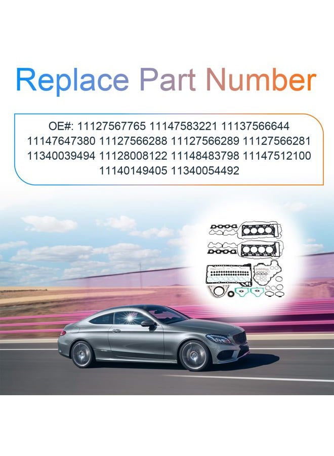 INGKAN N63 Engine Cylinder Head Gasket Kit Fits for BMW F07 F10 F11 F06 F12 F13 F01 F02 F03 F04 E70 F15 E71 F16 550i 650i 750i X5 X6 N63B40A N63B44A N63B44B 4.4L V8 Turbo Engine OE 11127567765 - Image 3
