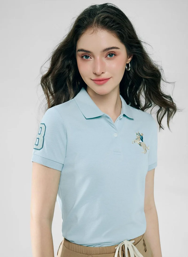 Women’s Slim Fit Embroidered Napoleon Polo