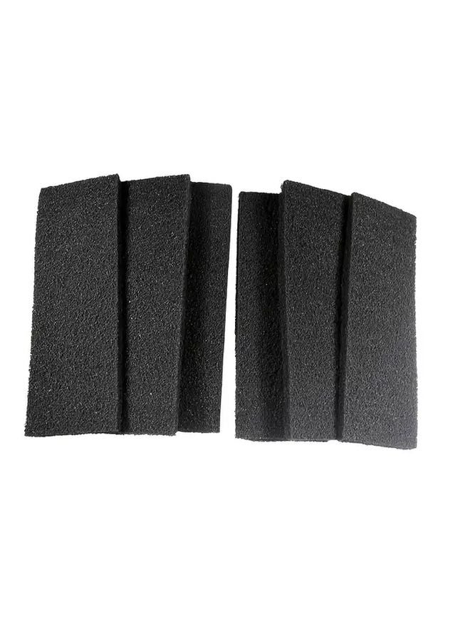 6 مرشحات كربون منشط لإزالة الروائح مقاس 10 × 3.6 × 0.16 بوصة لصناديق الفضلات ذات التنظيف الذاتي - Image 1