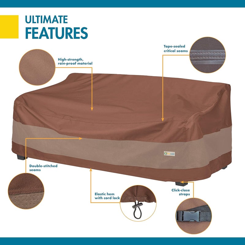 Duck Covers Ultimate Waterproof 93 Inch Patio Sofa Cover, Patio Furniture Covers - Image 5