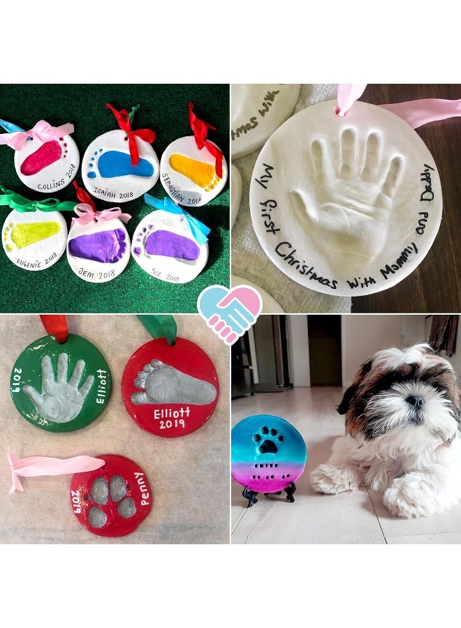 Casting Keepsakes Deluxe Clay Hand Print & Footprint Kit - Dries Stone Hard - No Bake - Air Drying (Makes 2 Plaques) - Image 3