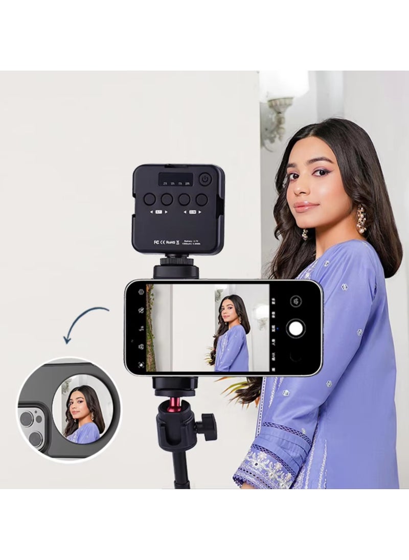 Generic - Magnetic Selfie Mirror for Back Camera Phone Reference Mirror Selfie Artifact for IPhone 16 15 14 13 12 & MagSafe Case & All Phones - Image 1