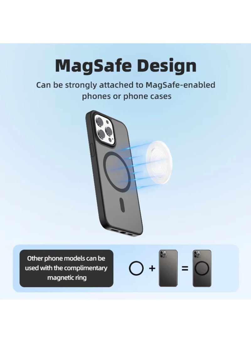 Generic - Magnetic Selfie Mirror for Back Camera Phone Reference Mirror Selfie Artifact for IPhone 16 15 14 13 12 & MagSafe Case & All Phones - Image 1