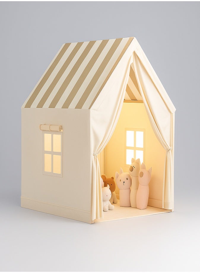 LIVVY Kids Indoor Play Tent House with Plush Toys – Large Foldable Playhouse for Boys & Girls | Pretend Play Castle, Bedroom & Playroom Decor, Perfect Birthday & Christmas Gift - Image 1