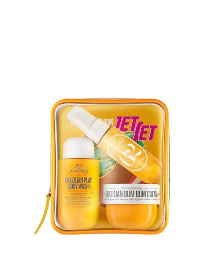 Sol de Janeiro Brazilian Crush Cheirosa 62 Travel Kit – Body Wash 90ml, Body Lotion 50ml & Perfume Mist 30ml, Fragrance Gift Set, Long Lasting Scent - Image 3