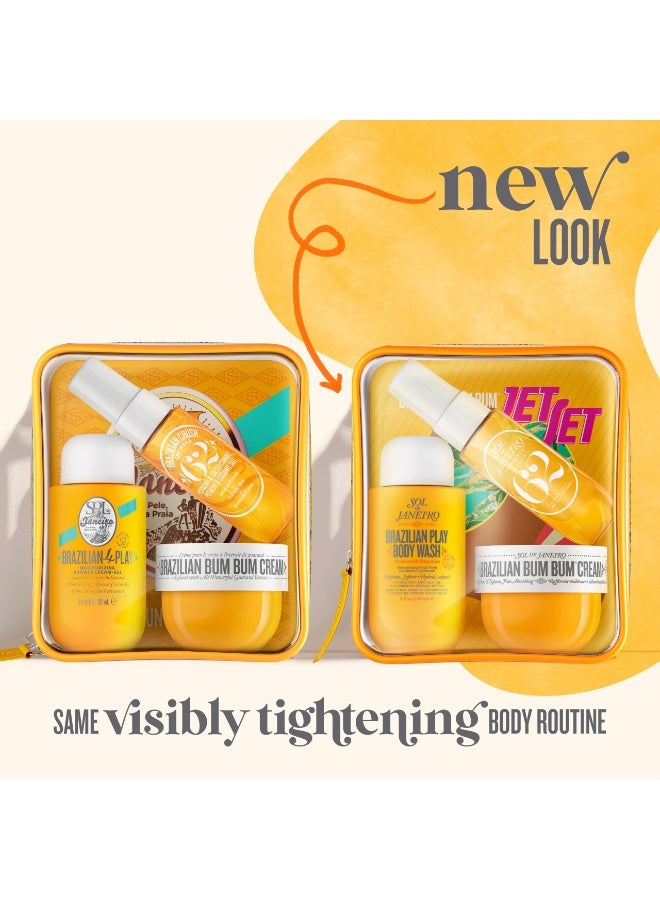 Sol de Janeiro Brazilian Crush Cheirosa 62 Travel Kit – Body Wash 90ml, Body Lotion 50ml & Perfume Mist 30ml, Fragrance Gift Set, Long Lasting Scent - Image 4