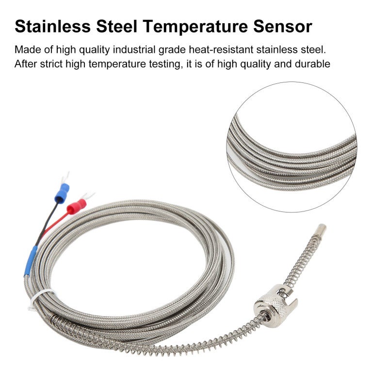 Thermocouple: High-temperature Resistant Industrial Grade Steel - Anti-interference Wire Sensitive Detection Firm Wiring for Petroleum Chemical Metallurgy Environmental Protection Temperature Measurem - Image 2