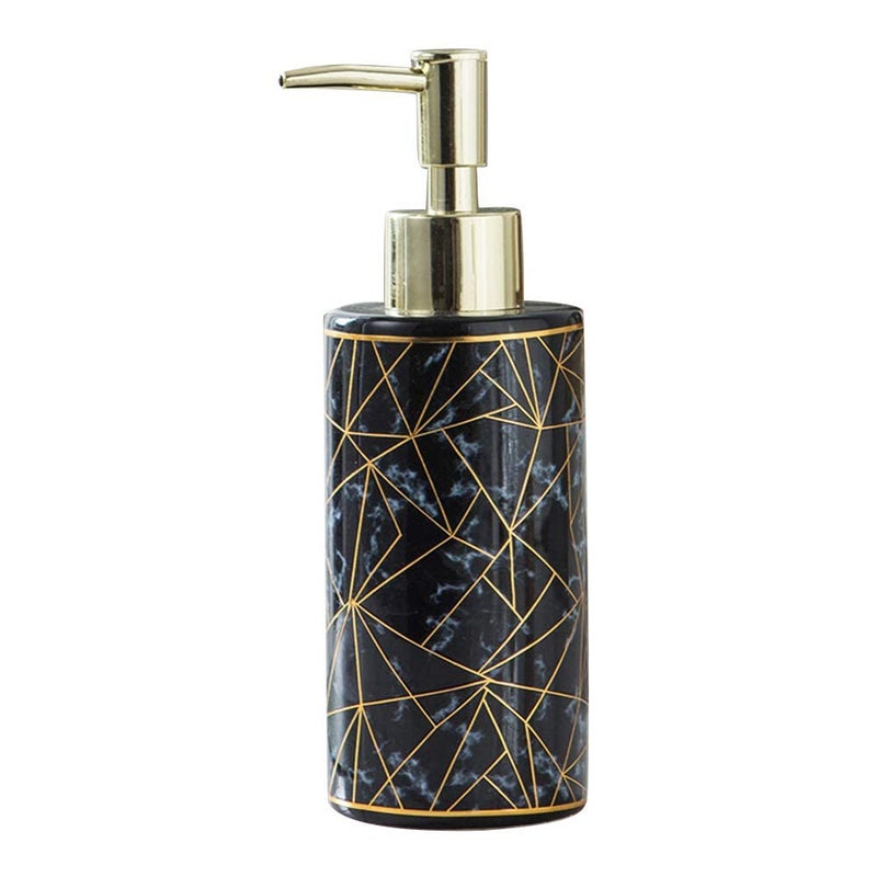 Saaikee Soap Dispenser for Bathroom and Kitchen for Liquid Handwash Ceramic 300 ML White - Image 5
