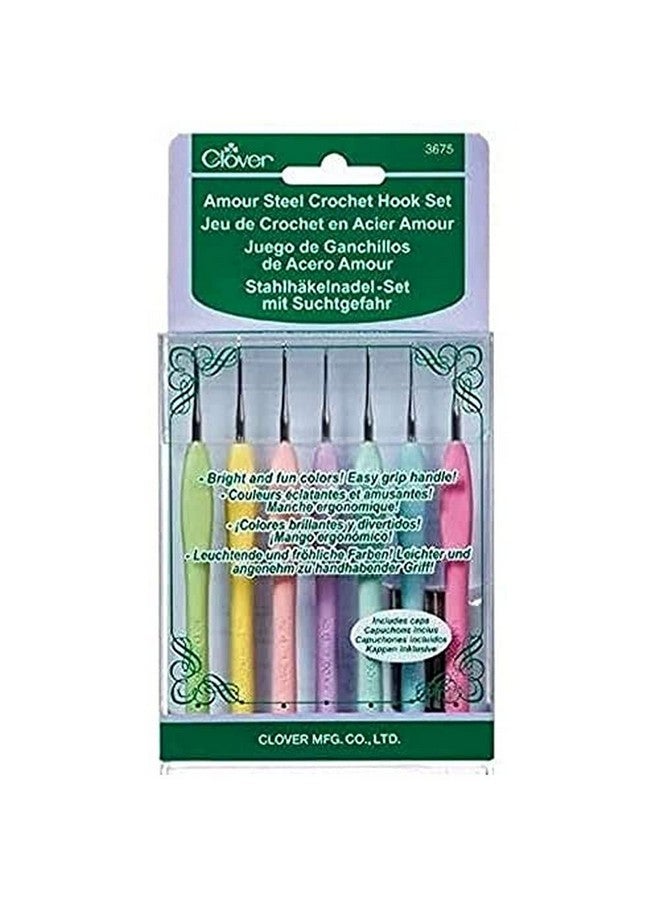 كلوفر مجموعة خطافات الكروشيه الفولاذية من كلوفر آمور - Image 1