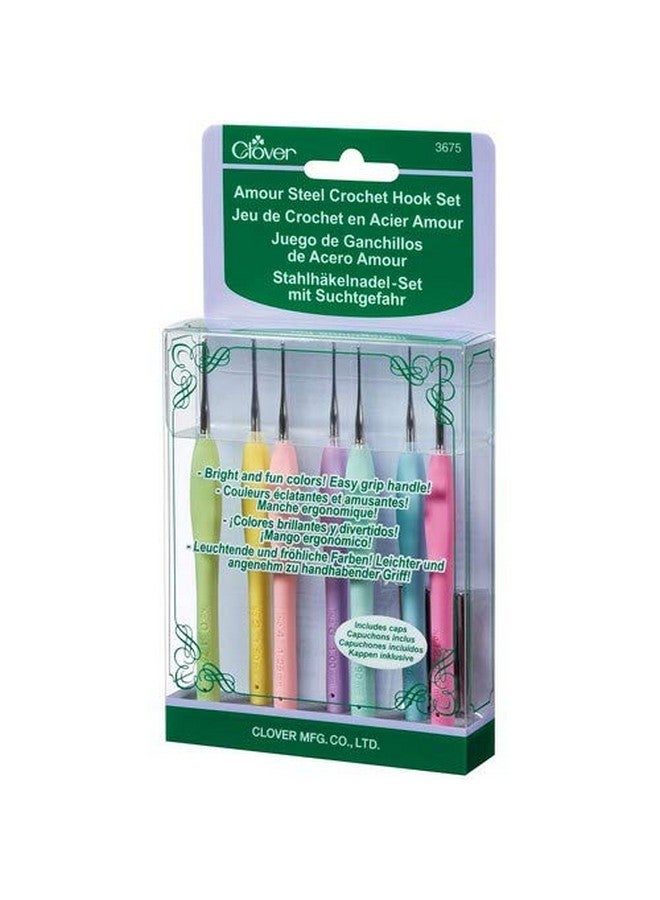 كلوفر مجموعة خطافات الكروشيه الفولاذية من كلوفر آمور - Image 4