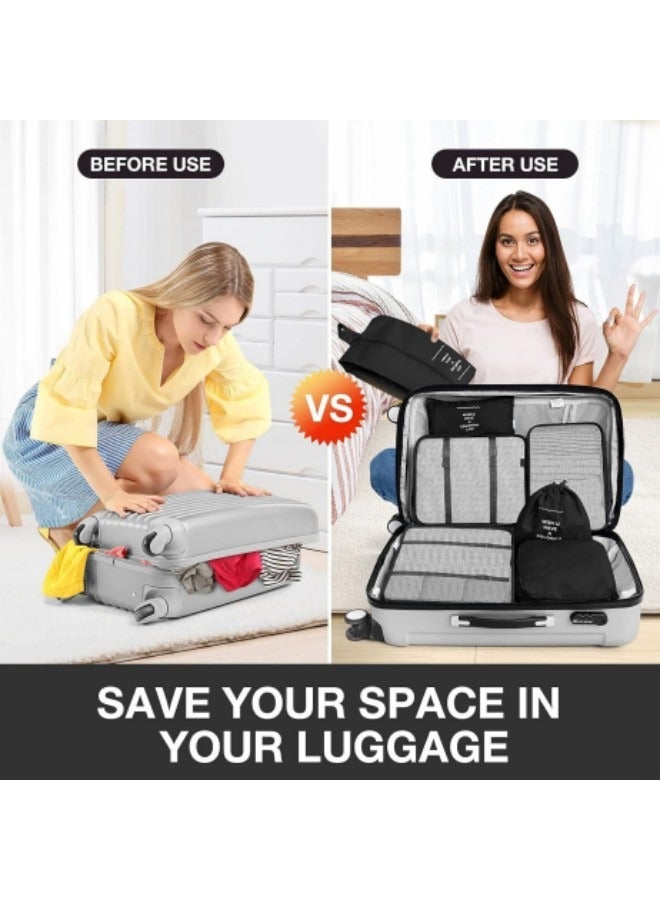 GGEROU Packing Cubes Set of 11, Waterproof Travel Luggage Packing Organizers Set, Travel Accessories Large Toiletries Bag - Image 2