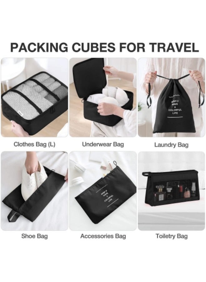 GGEROU Packing Cubes Set of 11, Waterproof Travel Luggage Packing Organizers Set, Travel Accessories Large Toiletries Bag - Image 4