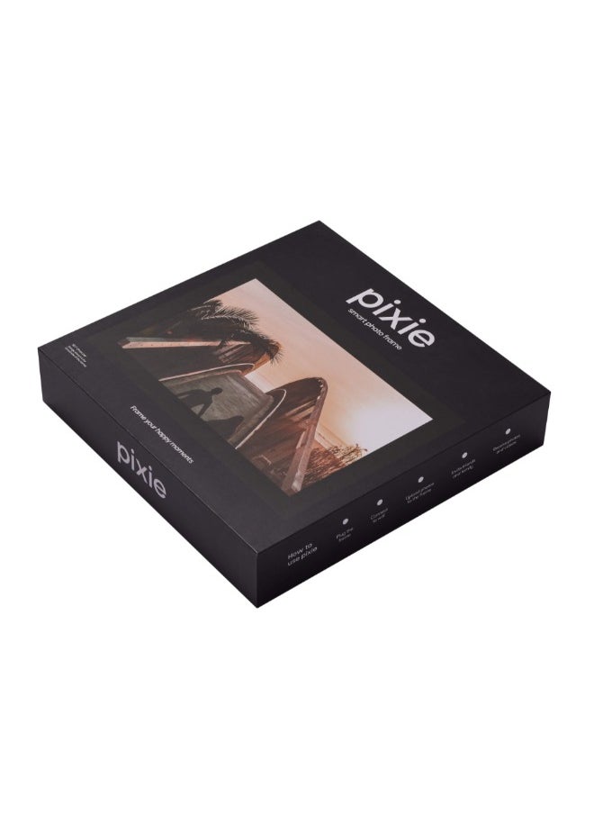 Pixie Smart Digital Photo Frame | WiFi Connected Picture & Video Display, Full HD, TouchScreen 10.1" size, Built-in Speaker, Type-C & Micro SD port, Great Gift for Family, Friends, Parents - Black  - Image 1