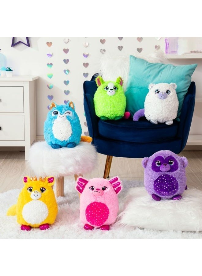 Misfittens Gemstones Wave 3 Surprise Blind Bag Plush Animal Toy – Squishy Mystery Capsule | Fox Axolotl Bunny Cheetah | Collectible Soft Toy Gift for Girls Boys Ages 4+ | Basic Fun - Image 1
