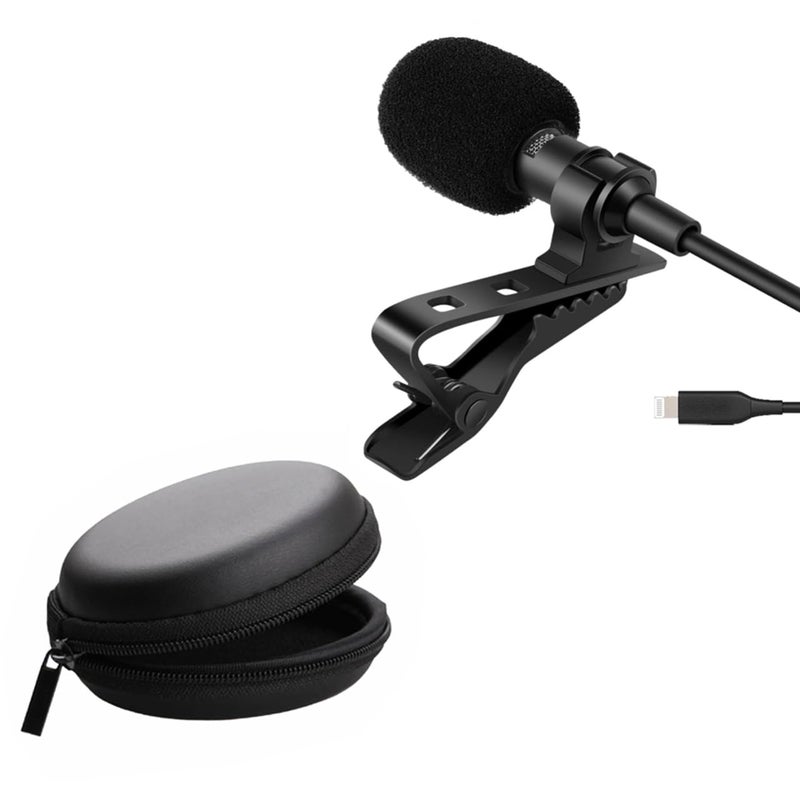 Humble HB-A01 Lavalier Lapel Condenser Mic for iPhone, USB Lightning Microphone for YouTube Vlogging Facebook Interview Livestream Video Recording and All(1.5 Meter) - Image 4