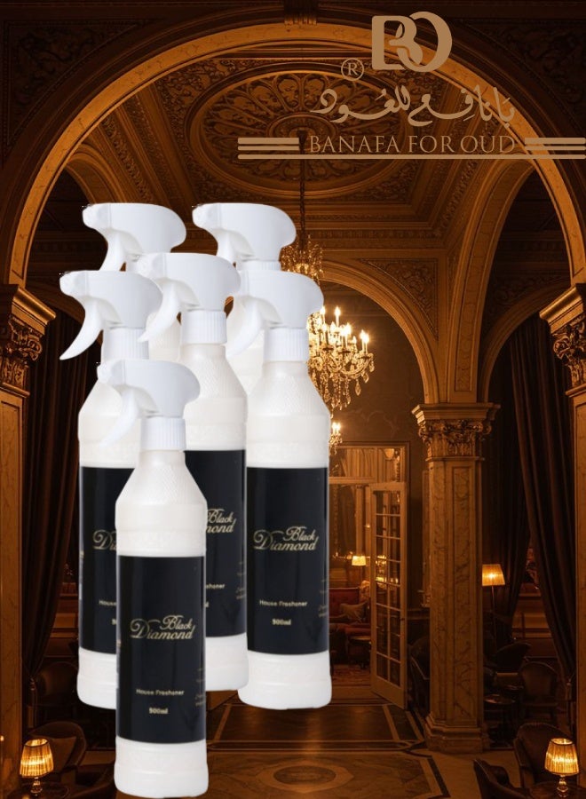 بانافع 6 قطع معطر منزل بلاك دايموند 500مل - Image 1