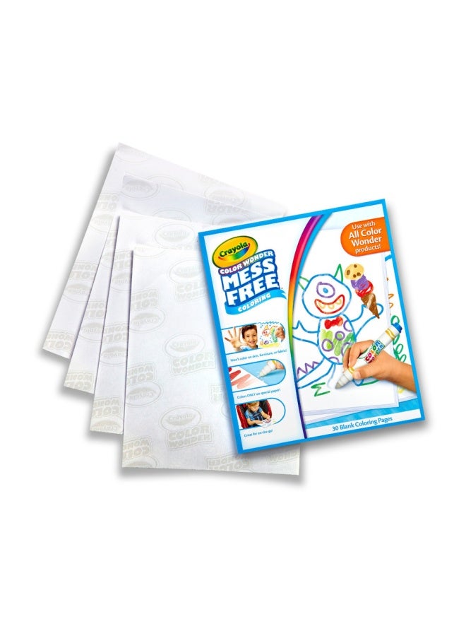 Crayola تلوين خالي من الفوضى بألوان رائعة، تلوين فارغ 30 صفحة - Image 1